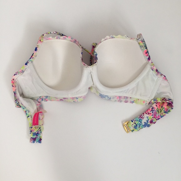 Victoria’s Secret Floral Bikini Top Size 34B - Picture 3 of 5